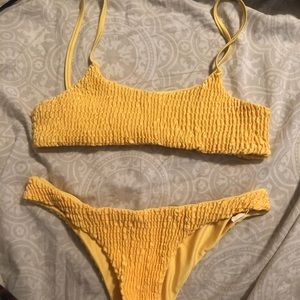 2/$15 zaful yellow bikini